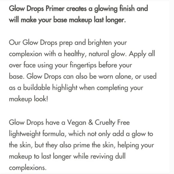 NEW Jecca Blac Glow Drops Rose Pearl - Picture 3 of 4